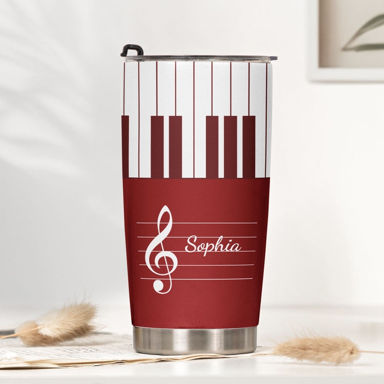 Piano,-Keyboard-Music-Custom-Name,-Gift-For-Musician,-Pianist,-Composers-Personalized-Tumbler-2