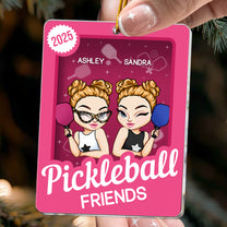 Pickleball Friends Toy Box - Personalized Acrylic Ornament