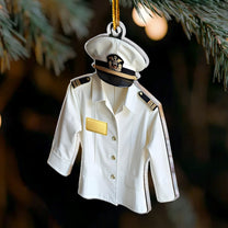 Pilot Uniform Aviation Gift 2D Flat - Acrylic Ornament