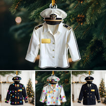 Pilot Uniform Aviation Gift 2D Flat - Acrylic Ornament