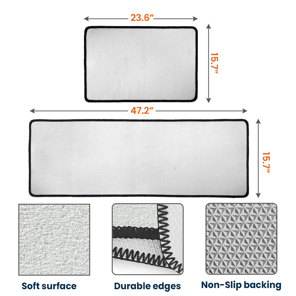 Pink Love Vintage Rose - Personalized Runner Rug