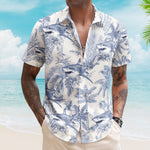 Pirate Shark Jellyfish Turtle Lobster Toile De Jouy - Personalized Hawaiian Shirt