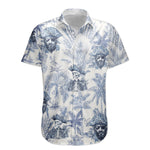 Pirate Shark Jellyfish Turtle Lobster Toile De Jouy - Personalized Hawaiian Shirt