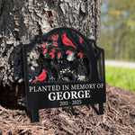 Planted In Loving Memory Of Sympathy Pet Gift - Personalized Metal Garden Stake