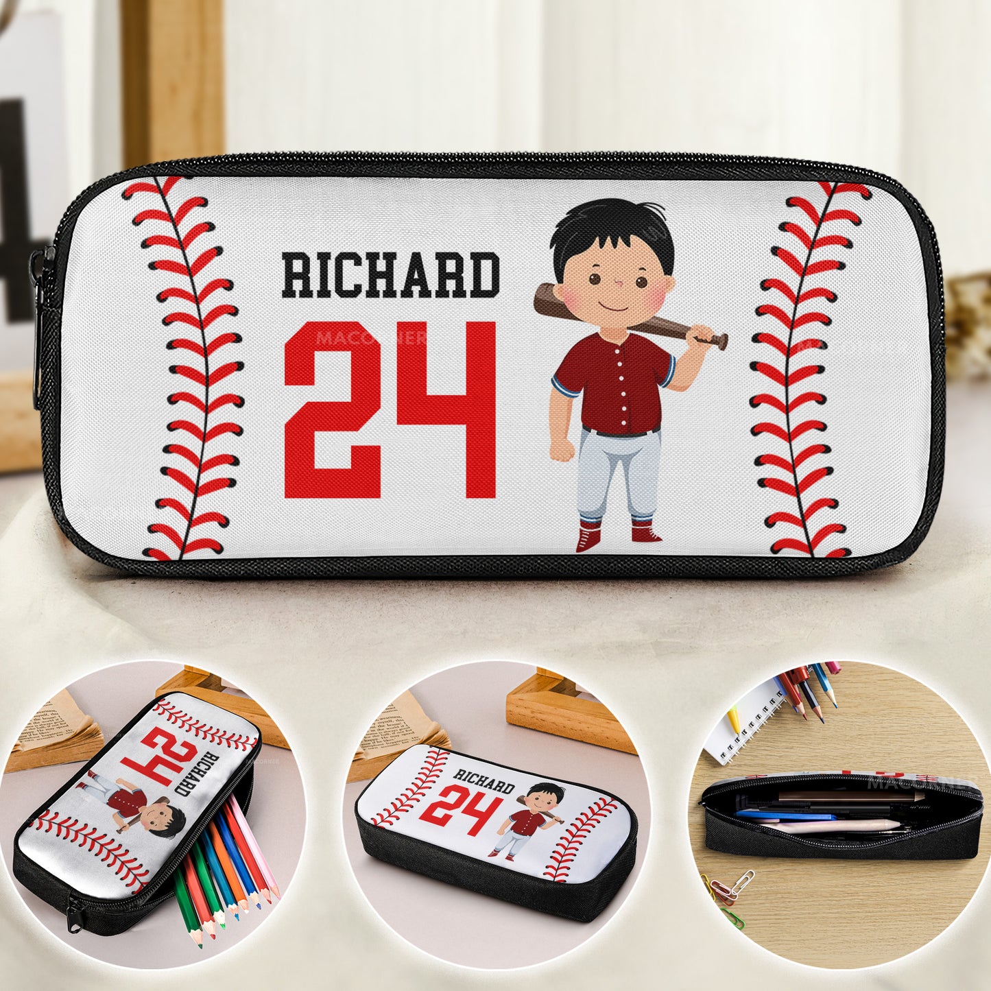 Play Hard Or Go Home - Personalized Pencil Case