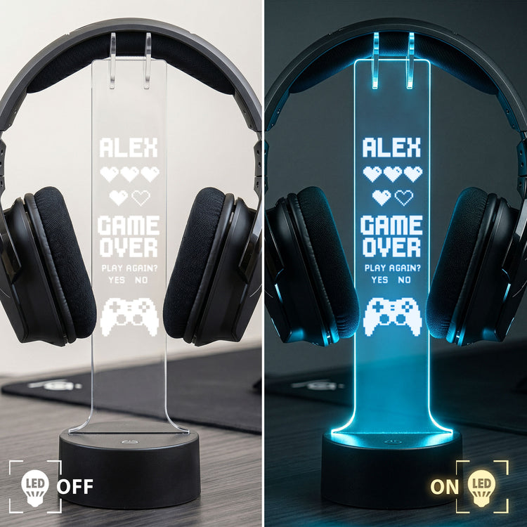 Play-Again-Husband-Boyfriend-Anniversary-Birthday-Gift-Personalized-Headphone-Stand-3