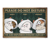 Please Do Not Disturb We Are Disturbed Enough Already - Personalized Doormat