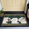 Please Do Not Disturb We Are Disturbed Enough Already - Personalized Doormat