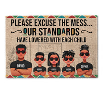 Please Excuse The Mess... - Personalized Doormat