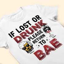 Please Return To Bae - Personalized Matching Couple Shirts