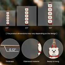 Polar Bear Family Personalized Christmas Gift - Personalized Family Ornament