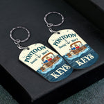 Pontoon Keys For Husband And Wife - Personalized Keychain