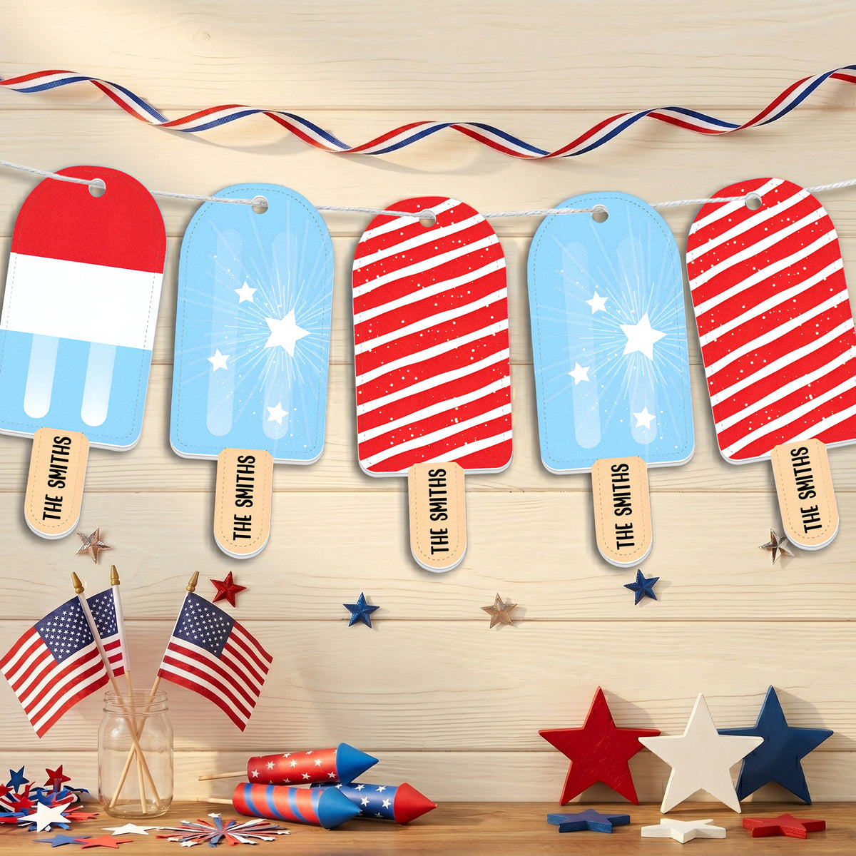 Popsicle-4Th-Of-July-Personalized-Garland-Banner-2