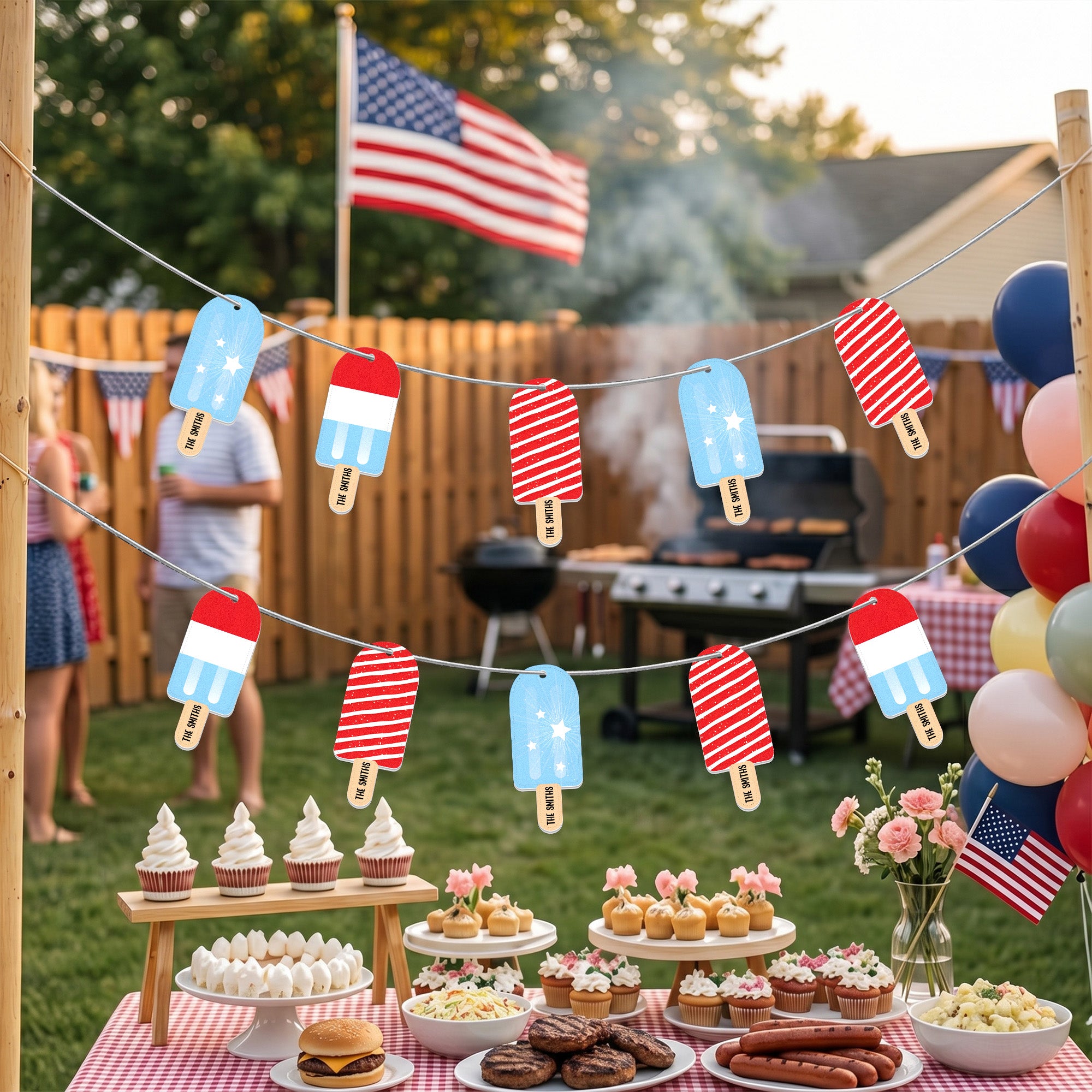 Popsicle-4Th-Of-July-Personalized-Garland-Banner-4