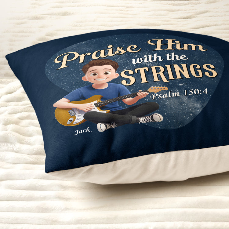 Praise-Him-With-The-Strings-Personalized-Pillow-3