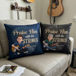 Praise-Him-With-The-Strings-Personalized-Pillow-4