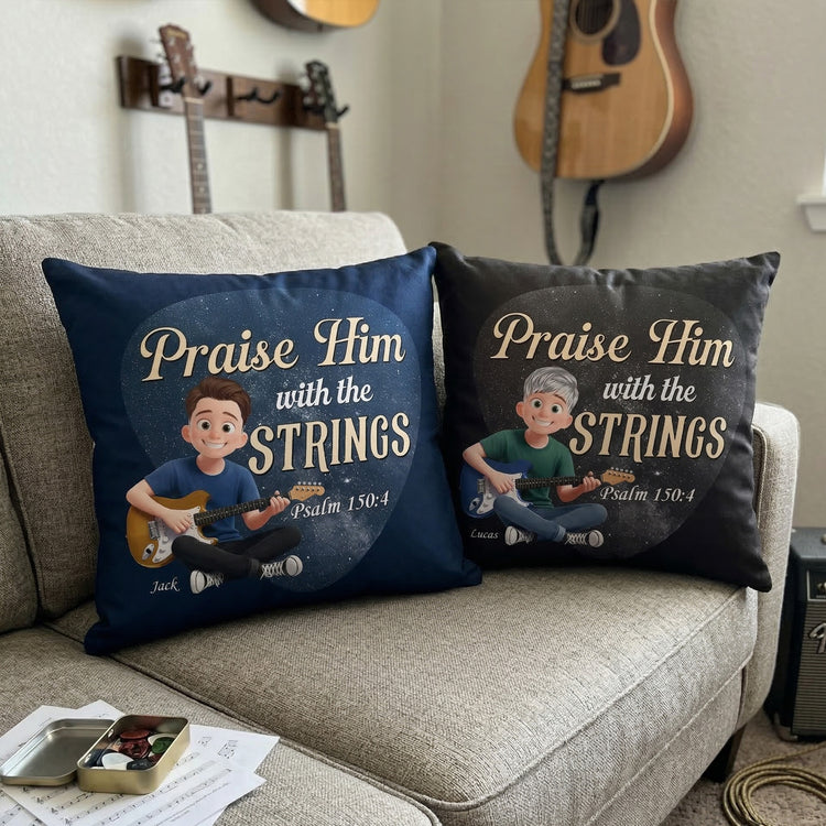 Praise-Him-With-The-Strings-Personalized-Pillow-4