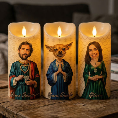 Prayer Candle Custom Saint Funny Novelty - Personalized Candles