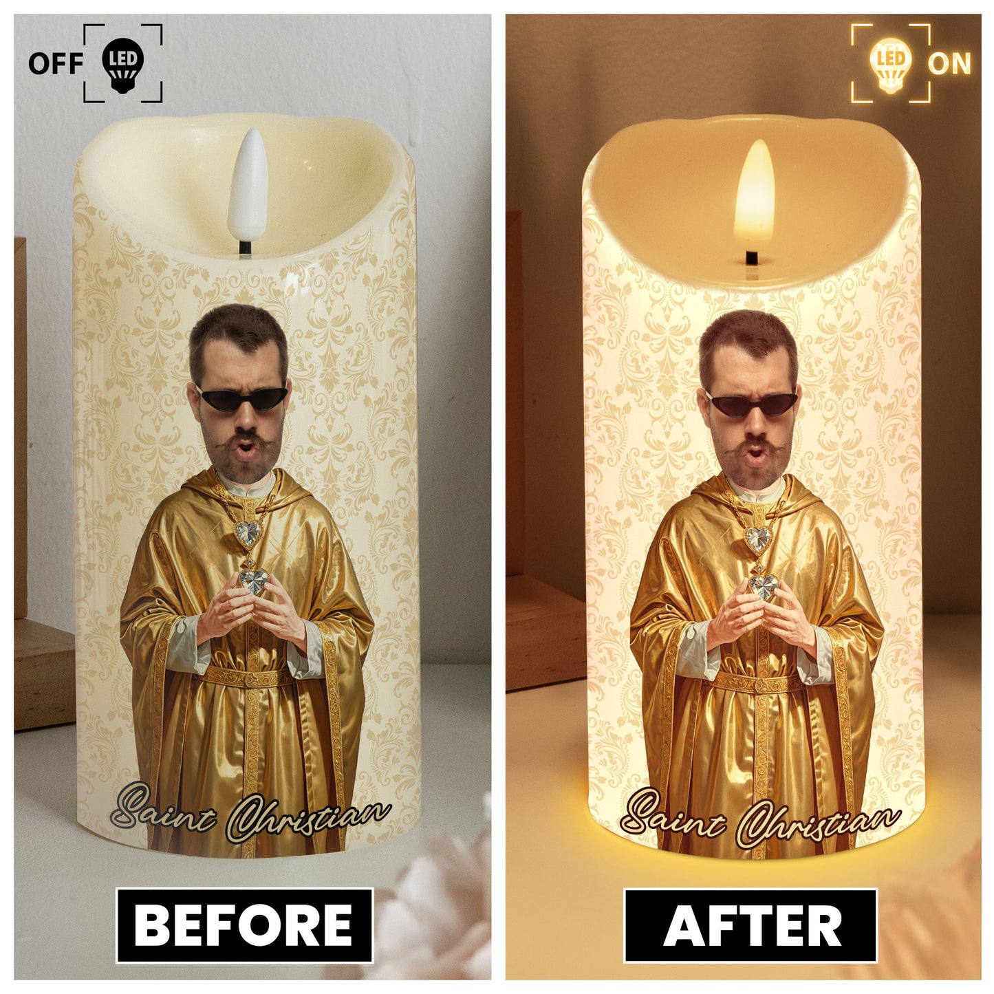 Prayer-Candle-Custom-Saint-Funny-Novelty-Personalized-Photo-LED-Candle-4