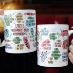 Pregnancy Daily Affirmations Gift For New Mom - Personalized Mug