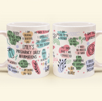 Pregnancy Daily Affirmations Gift For New Mom - Personalized Mug