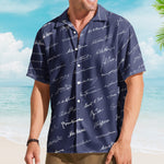 Presidential Signature Pattern - Personalized Hawaiian Shirt