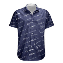 Presidential Signature Pattern - Personalized Hawaiian Shirt
