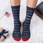 Presidential-Signature-Pattern-Personalized-Socks-1