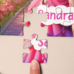 Princess Pink Dress - Board Game For Daughters, Kids - Personalized Photo Jigsaw Puzzle