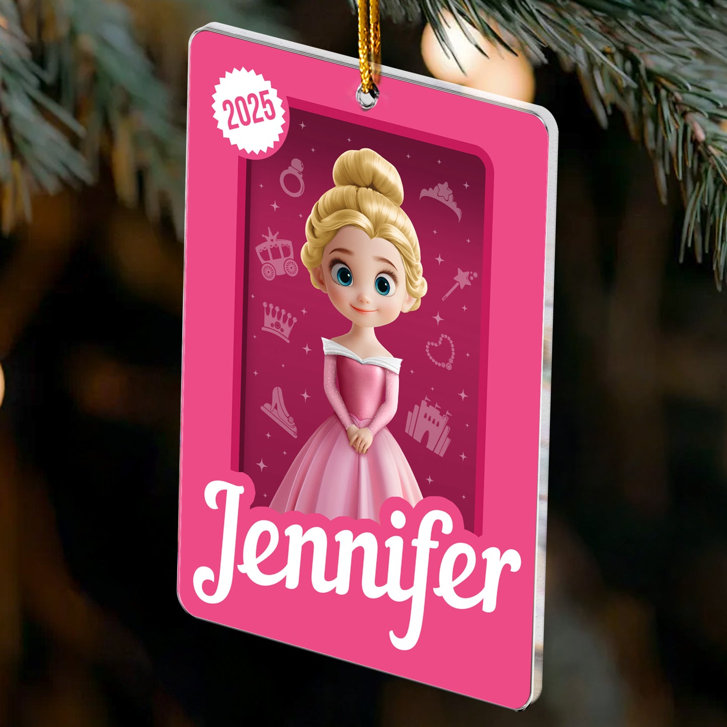 Princess Toy Box - Gift For Daughter - Personalized Acrylic Ornament