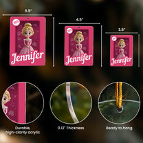 Princess Toy Box - Gift For Daughter - Personalized Acrylic Ornament