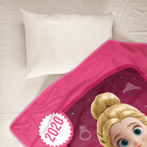 Princess Toy Box - Gift For Daughter - Personalized Blanket