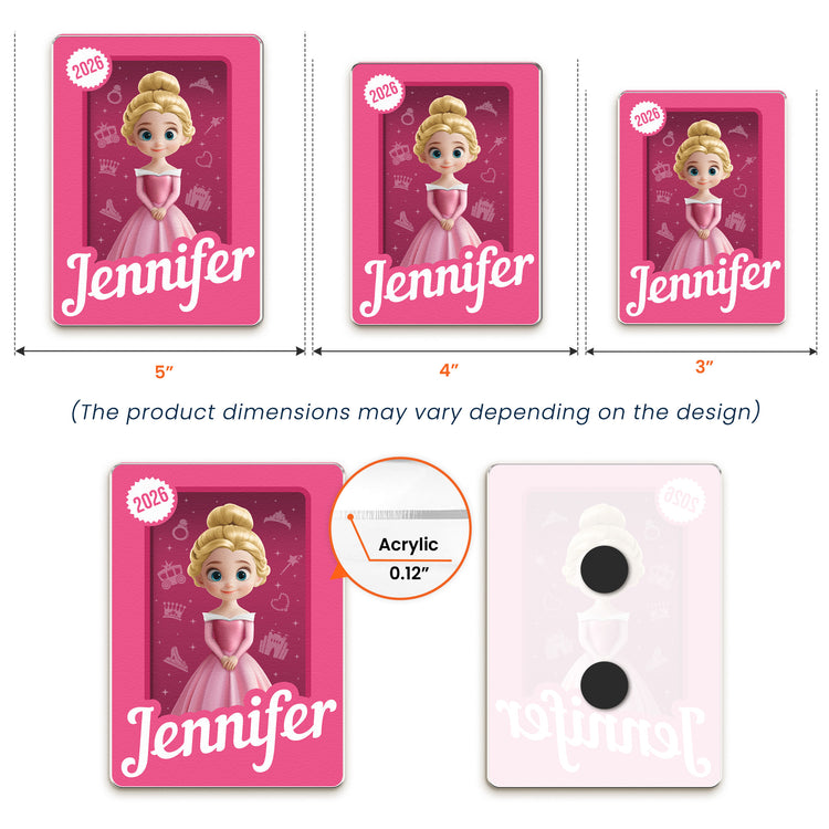 Princess-Gifts-For-Daughter,-Granddaugter,-Little-Girls-Personalized-Magnet-6