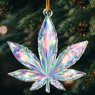 Prism Vivid Magic Leaf 2D Flat - Acrylic Ornament