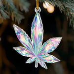 Prism Vivid Magic Leaf 2D Flat - Acrylic Ornament