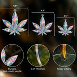 Prism Vivid Magic Leaf 2D Flat - Acrylic Ornament