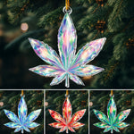Prism Vivid Magic Leaf 2D Flat - Acrylic Ornament