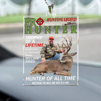 Pro Hunter - Personalized Photo Rear View Mirror Accessory