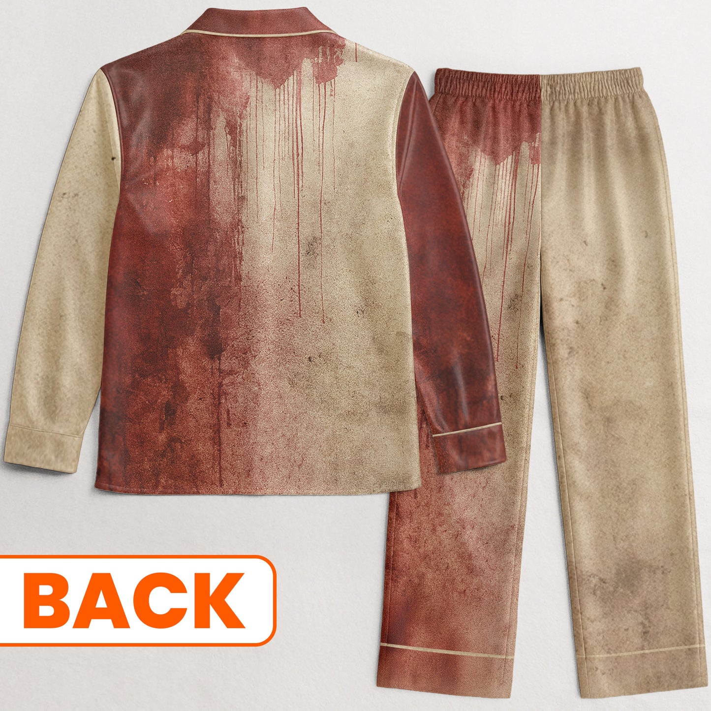 Problem Solved Halloween Horror Funny - Personalized Satin Pajama Set