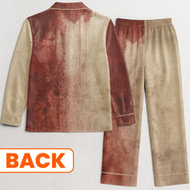 Problem Solved Halloween Horror Funny - Personalized Satin Pajama Set