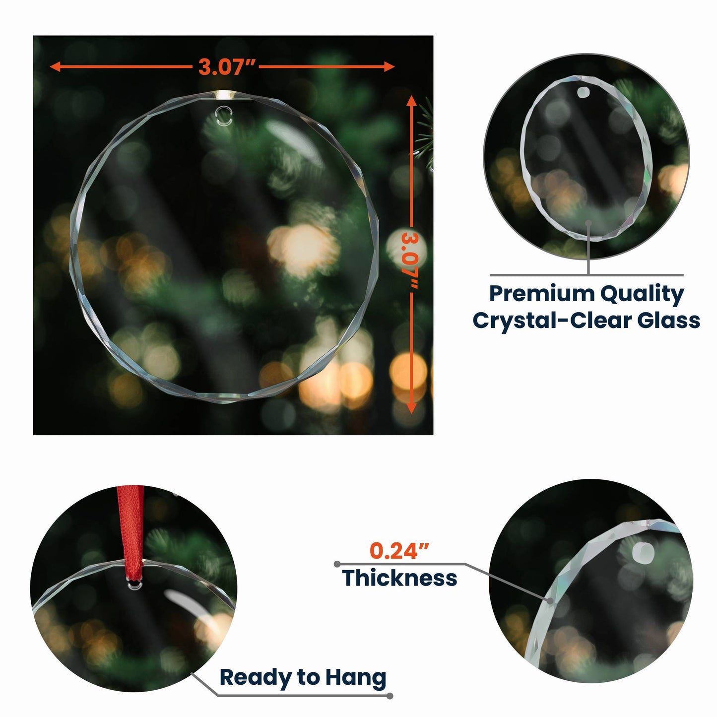 If Everyone Had A Friend Like You - Personalized Glass Ornament