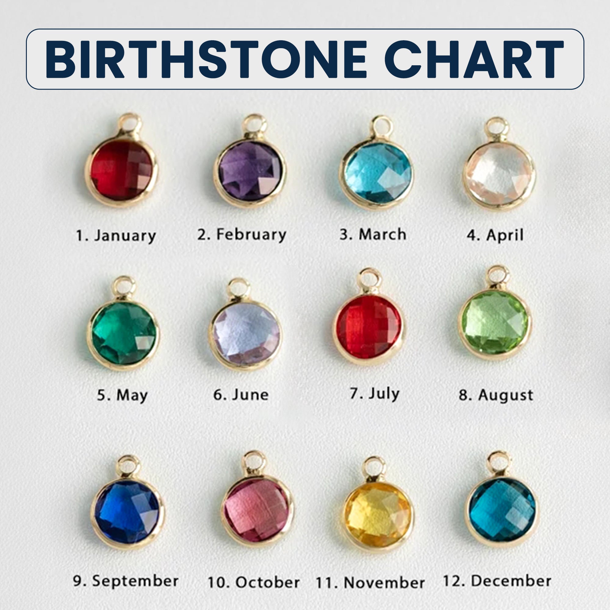 Zodiac Star Birthday Gift For Friend Daughter Family - Personalized Birthstone Necklace