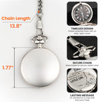 How Much Time Passes, I Will Always Be Your Little Girl - Personalized Pocket Watch - Gift For Dad