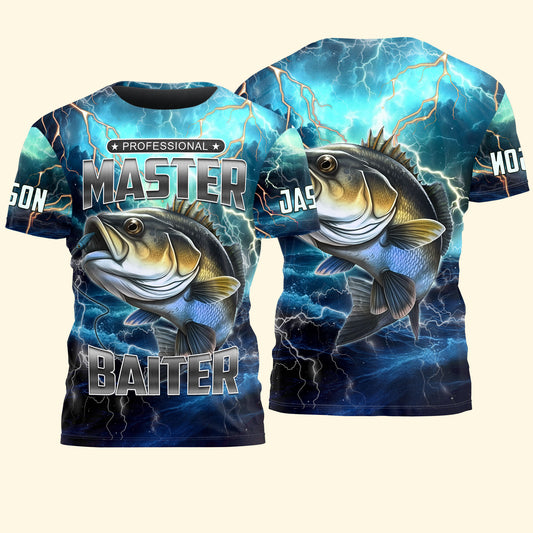 Professional Master Baiter Fishing - Personalized 3D All Over Printed Shirt