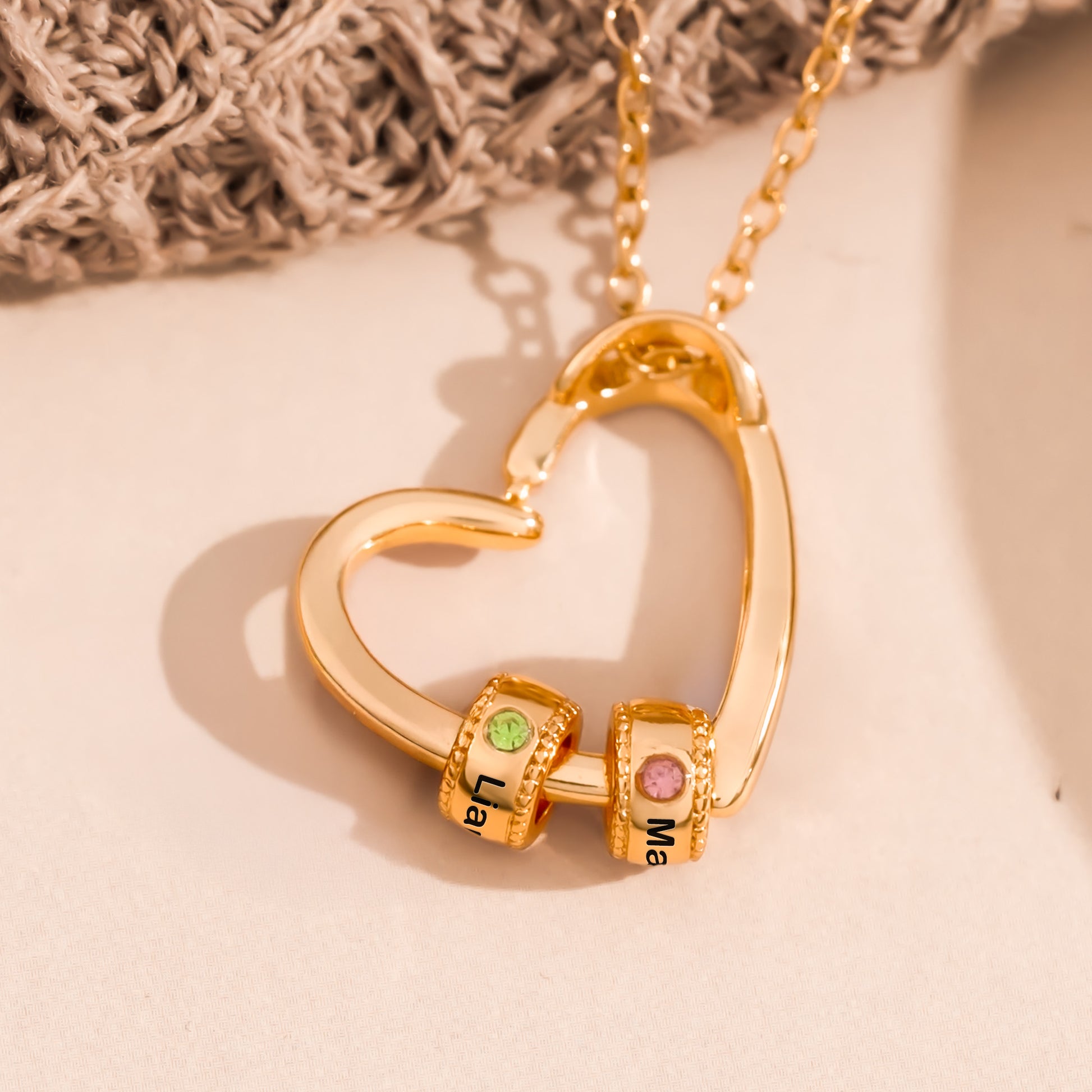 Promise Necklace Couple Gift For Her Personalized Birthstone