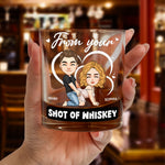 Promise To Always Be By Your Side - New Version - Personalized Whiskey Glass