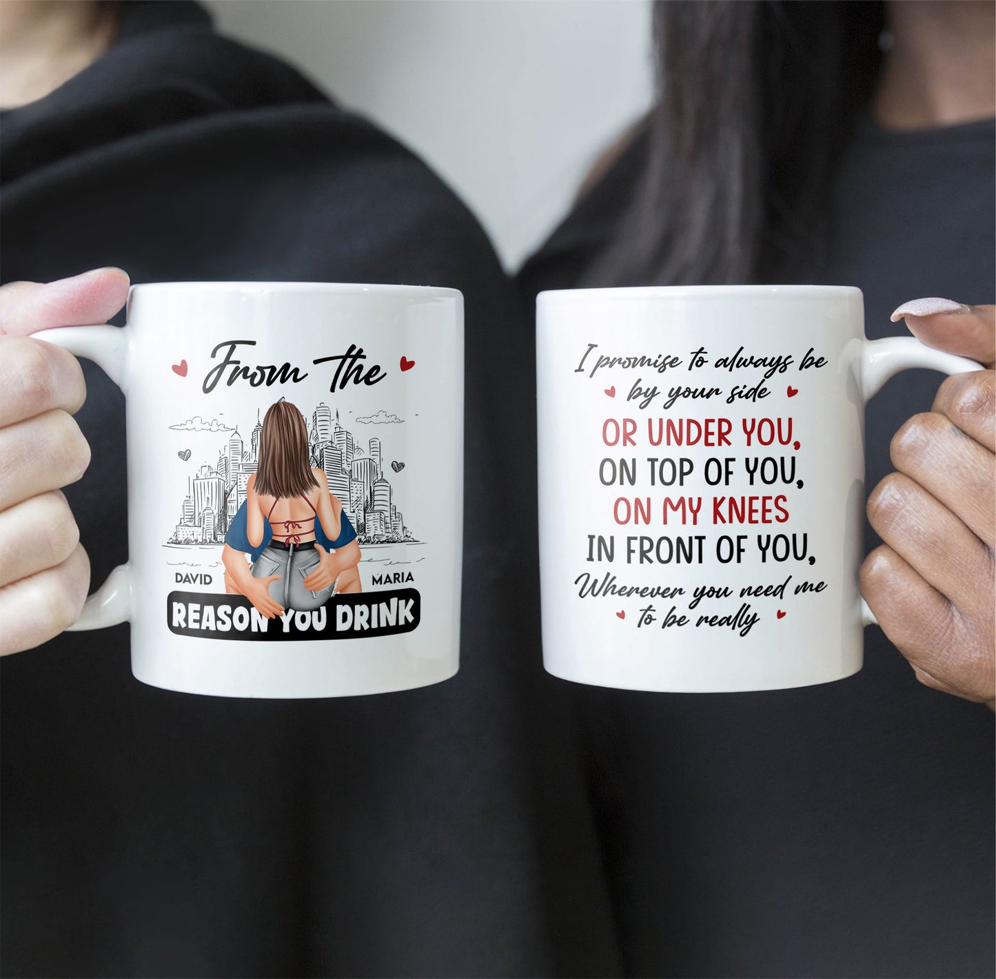 Promise To Always Be By Your Side - Personalized Mug