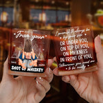 Promise To Always Be By Your Side - Personalized Whiskey Glass - Gift For Husband