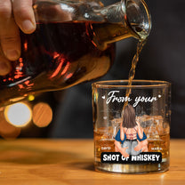 Promise To Always Be By Your Side - Personalized Whiskey Glass