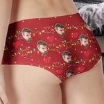 Property Of Theme - Personalized Photo Women’s Low-Waisted Brief - Gift For Wife